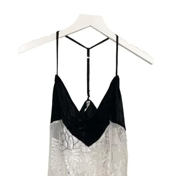 Intimately Free People Velvet Contrast Dress - Picture 2 of 10